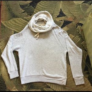 Derek Heart light grey cowl neck sweatshirt